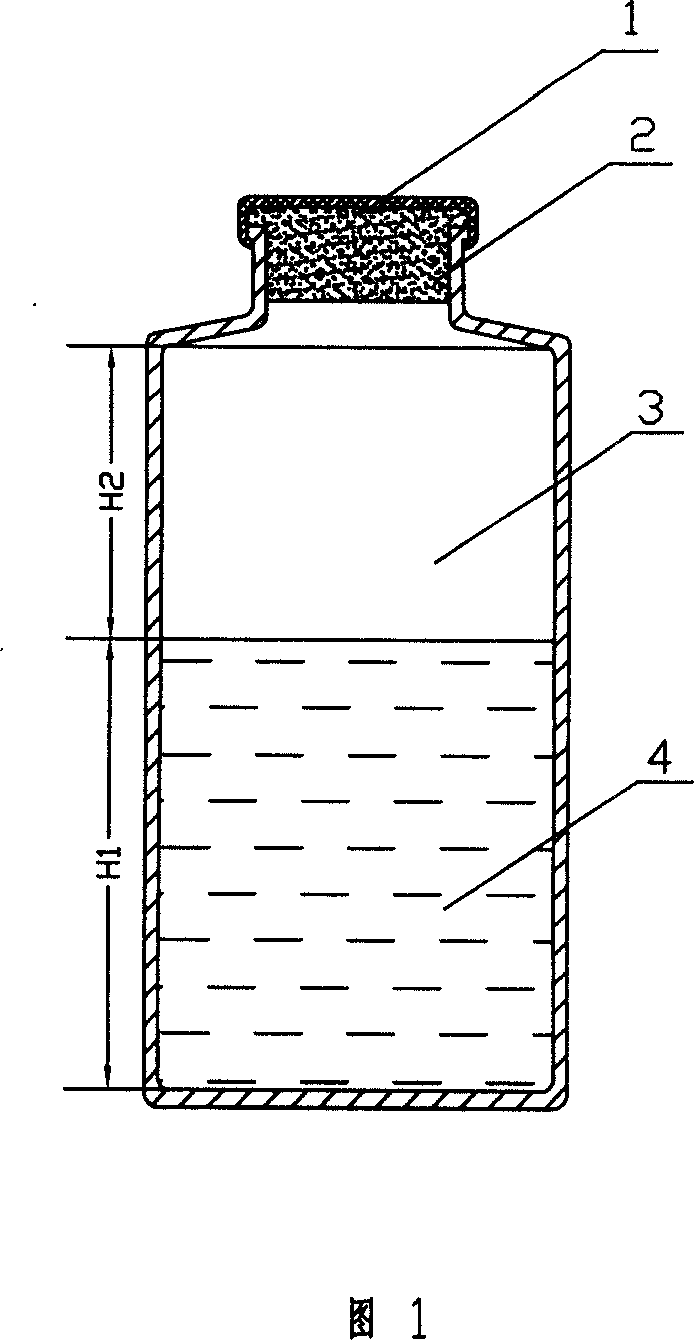 Sulfate-reducing bacteria testing fluid and testing bottle