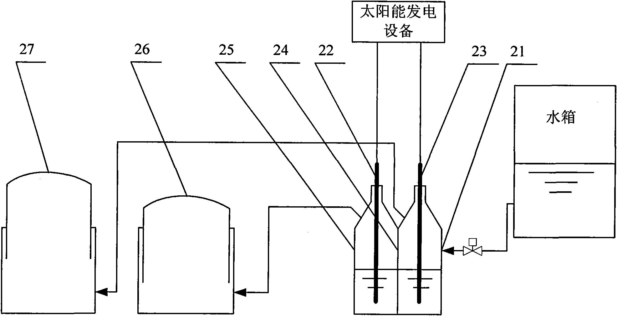 Solar power generating system and solar hydrogen energy storage device