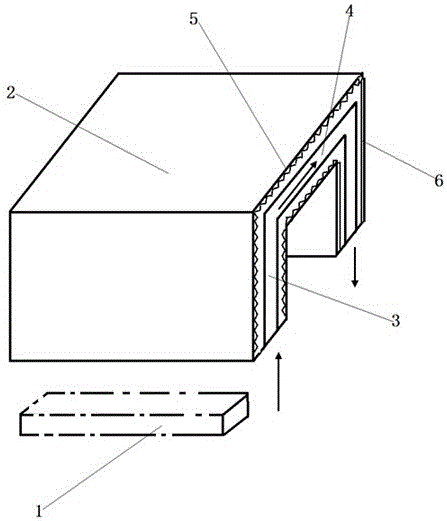 An aluminum profile automatic painting device