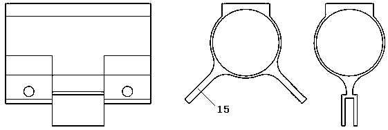 Novel suspension bridge center buckle device