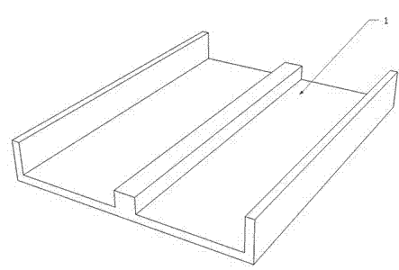 Hollow combined filling wall and construction method thereof