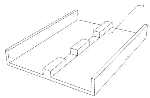 Hollow combined filling wall and construction method thereof