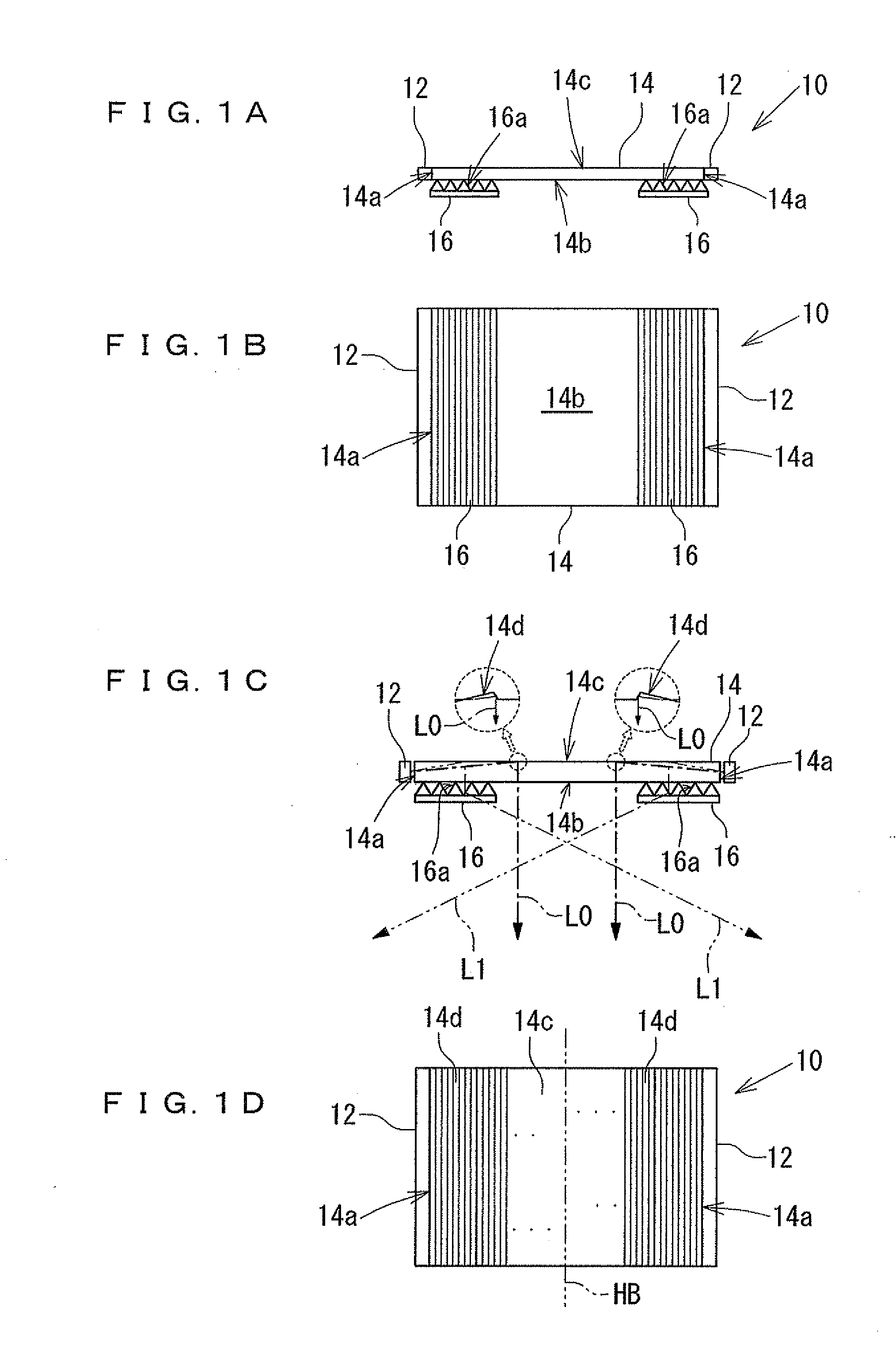 Illuminator allowing a wide luminous intensity distribution