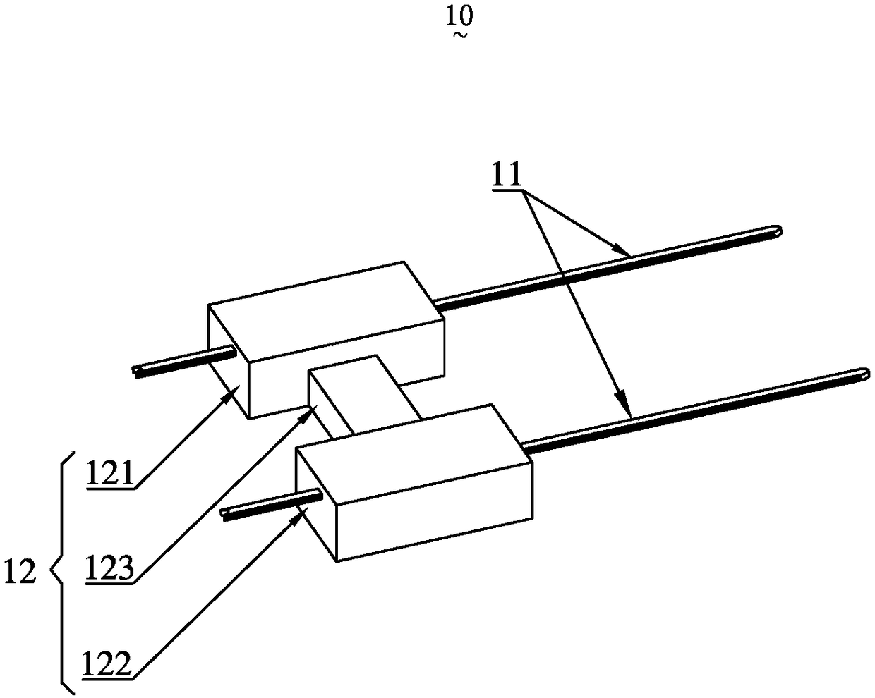 Coil support forming device and coil support forming method