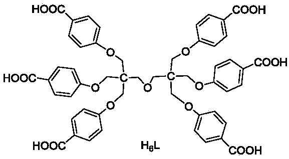 Cadmium metal organic framework complex and preparation method thereof