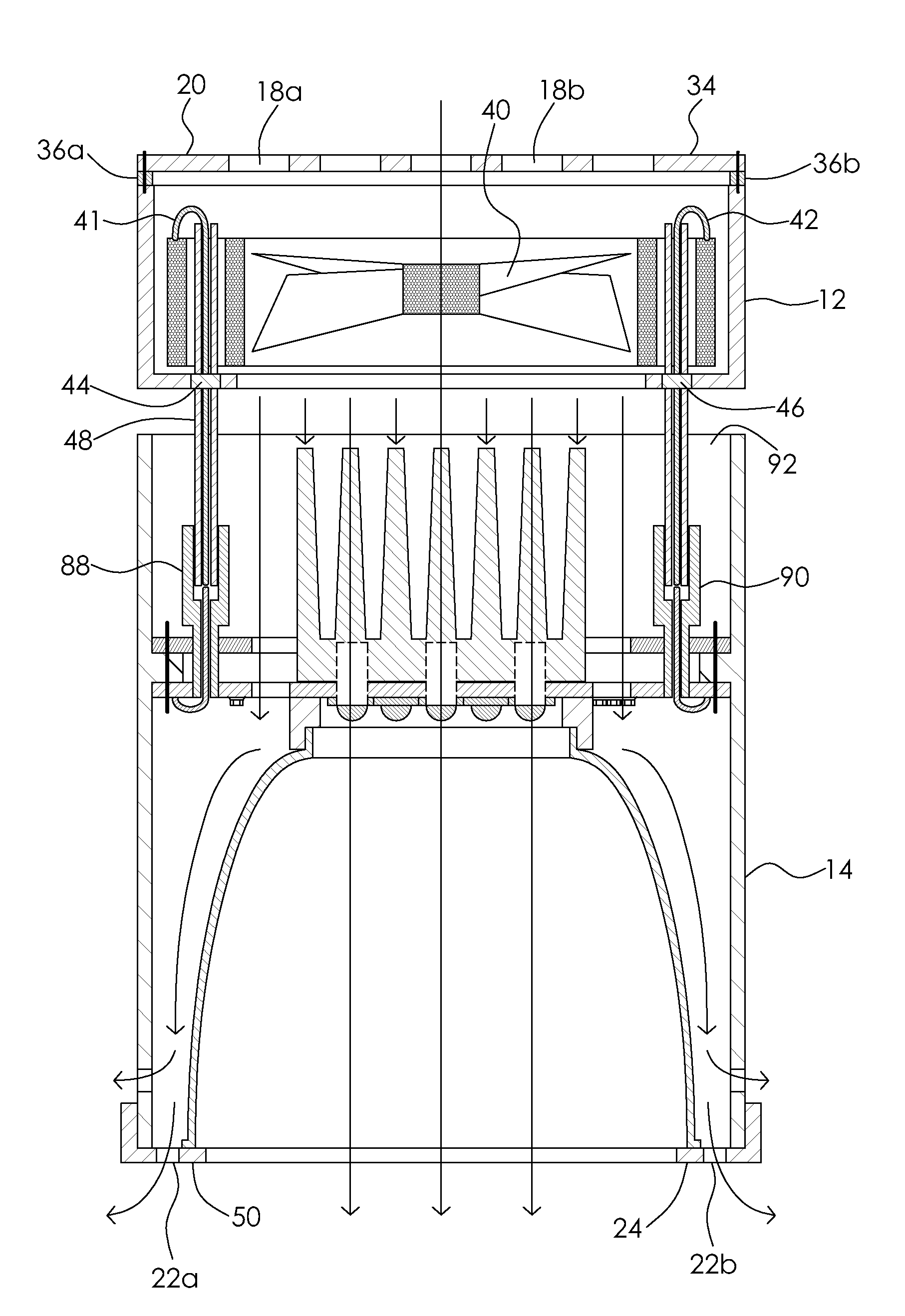 Light-emitting diode fixture with an improved thermal control system