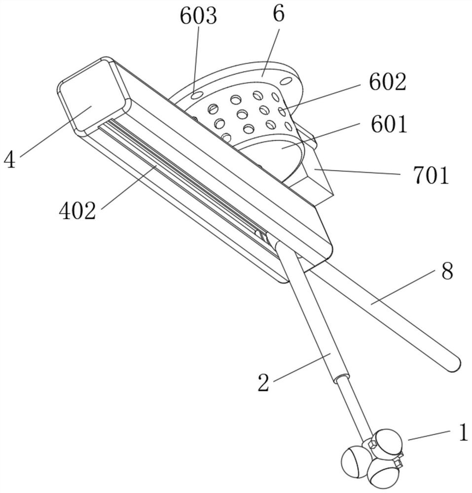 Safety early warning camera for monitoring personnel in blind area of engineering machinery