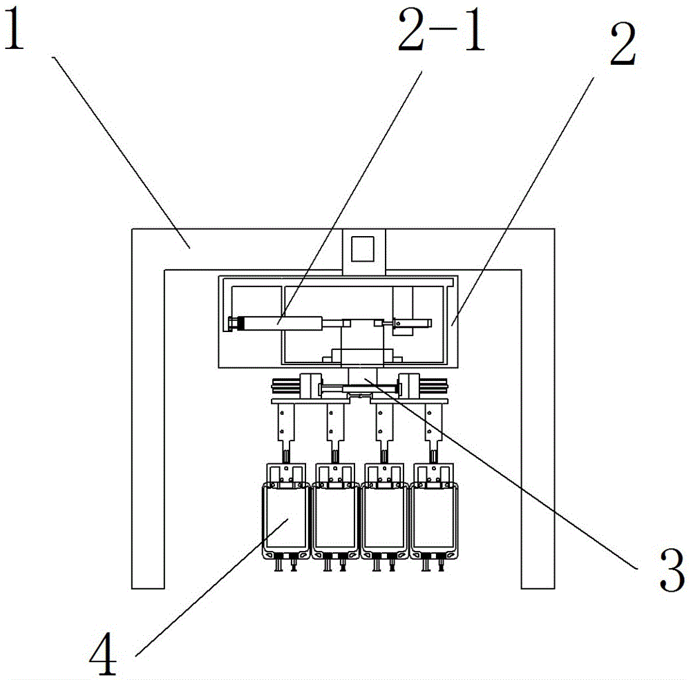 Infusion bag overturning distribution device and method