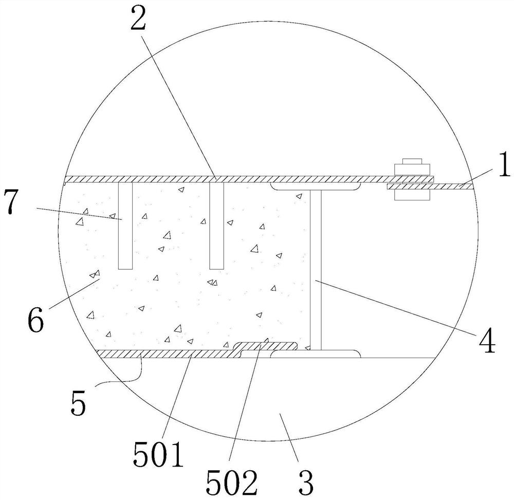 A fast-assembled tunnel ventilation partition structure