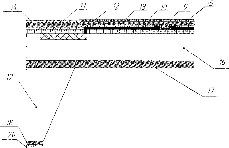 Density sensor chip based on micro electro mechanical system technology and preparation method thereof