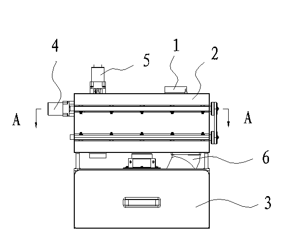 Fermentation treatment device for organic waste