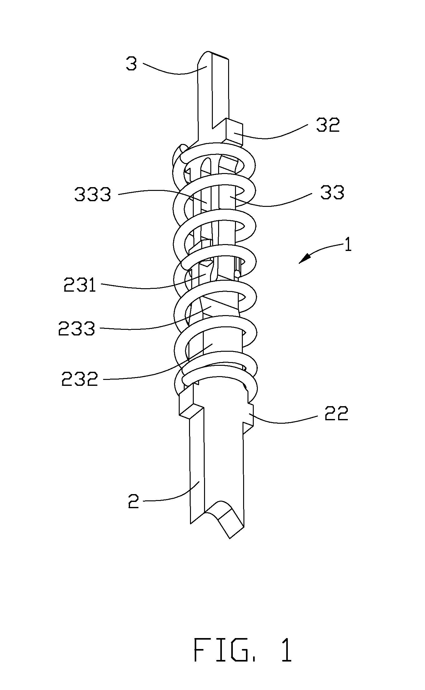 Contact for electrical connector