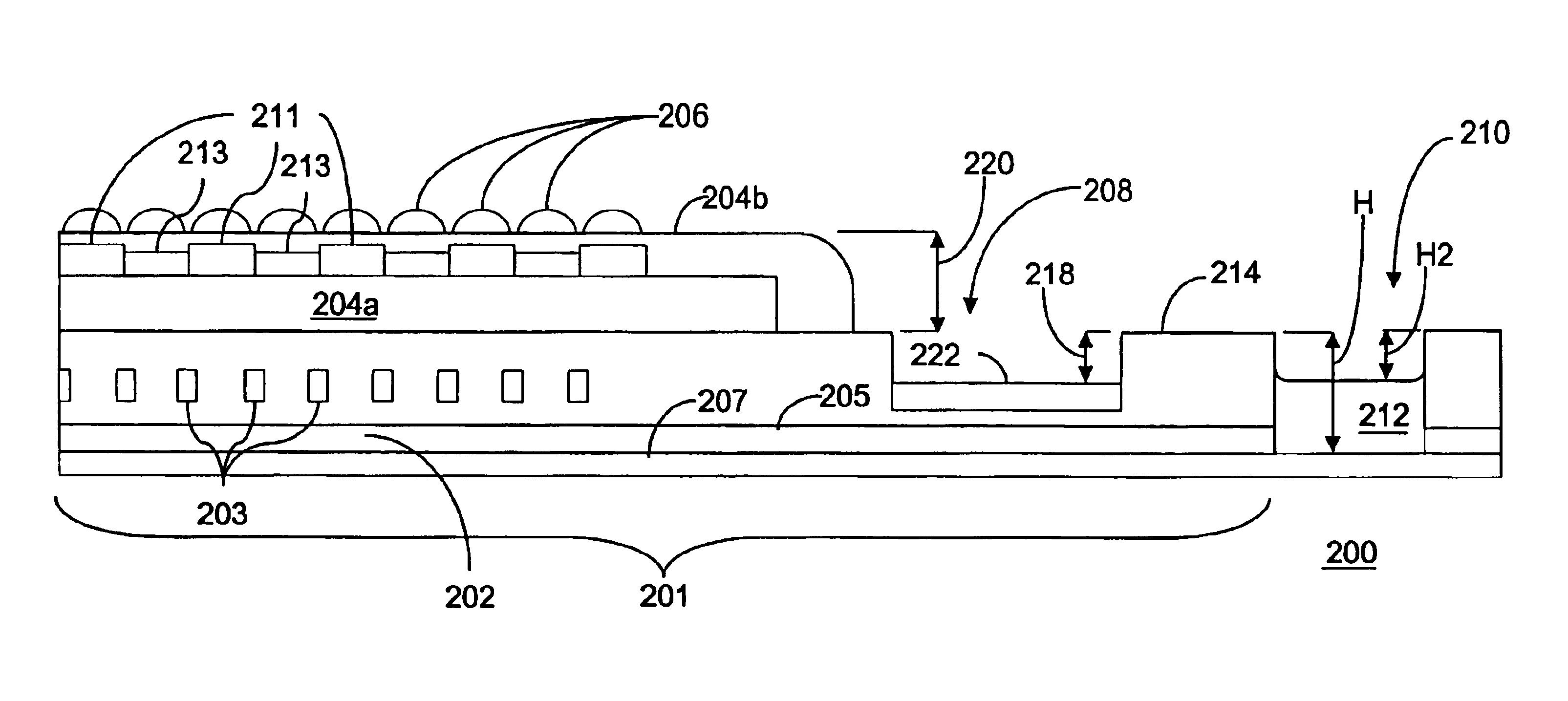 Image sensor fabrication method and structure