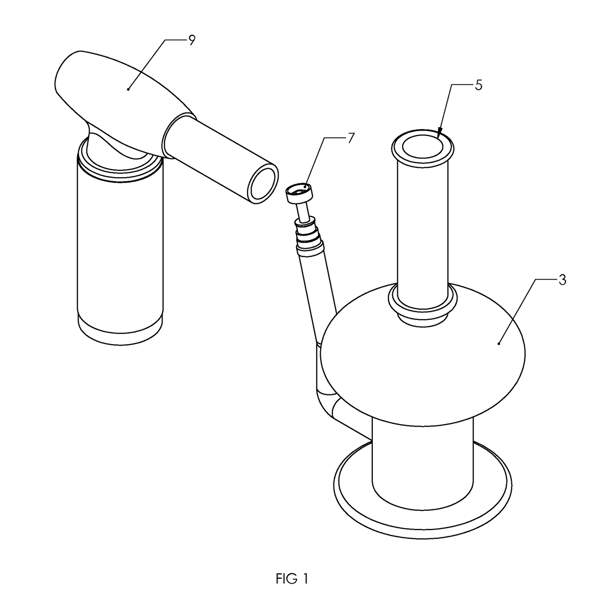 Vaporizer With Electronically Heated Nail