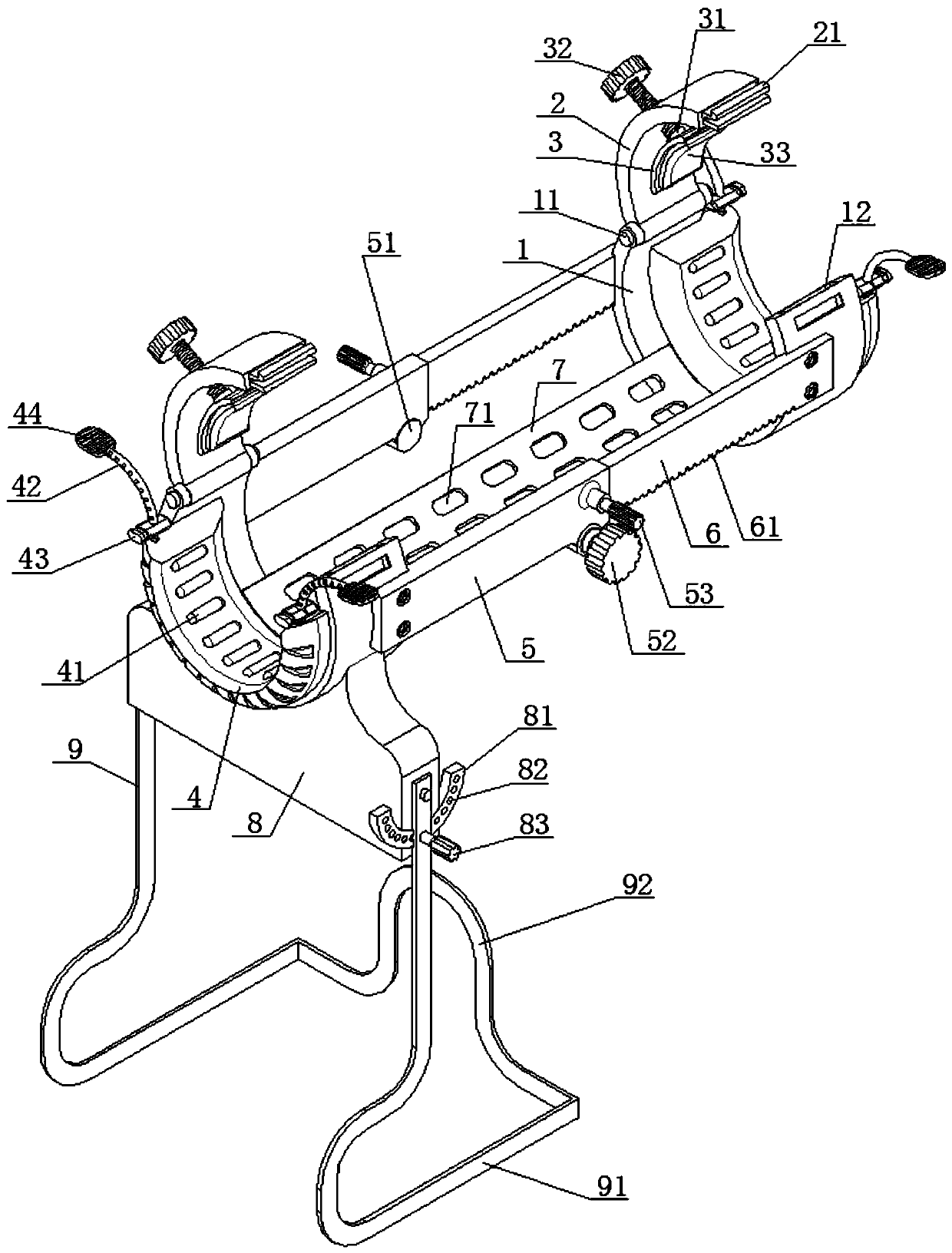 Novel skin traction device and assembly method thereof