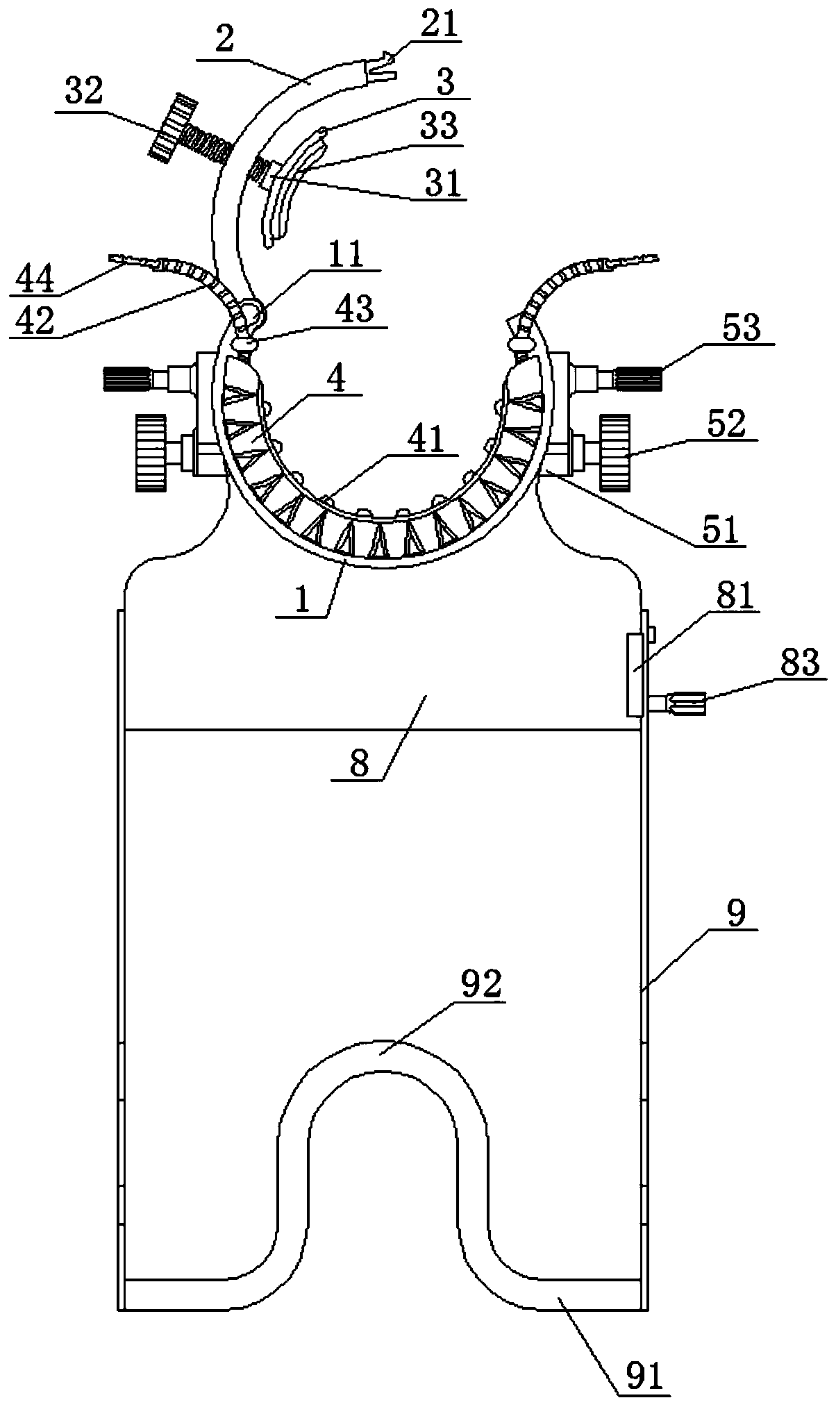 Novel skin traction device and assembly method thereof