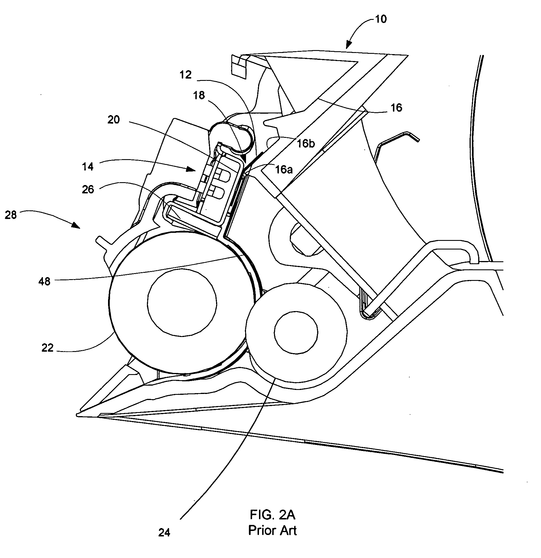 Reinforced Doctor Blade Assembly Seal and Printer Cartridge Employing the Reinforced Seal