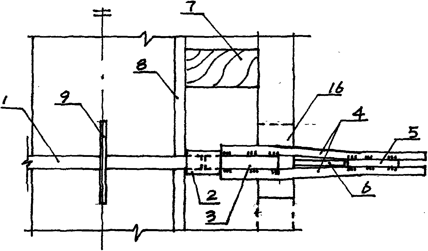 Attached truss type concrete wall form support