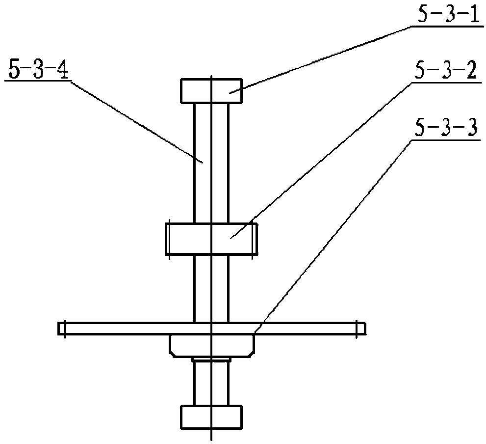 Trace paying-out gear applicable to underwater anchoring platform