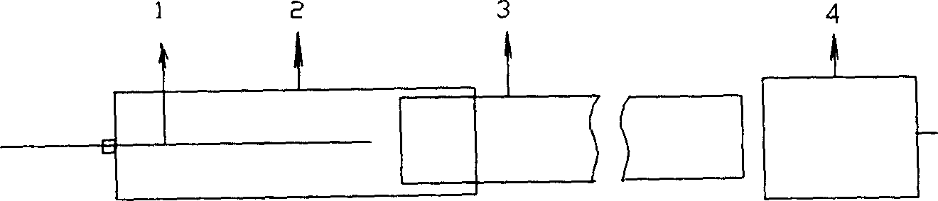 Large power generator stator winding terminal part vibration on line monitoring method