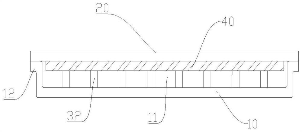 A vapor chamber and its internal structure manufacturing method