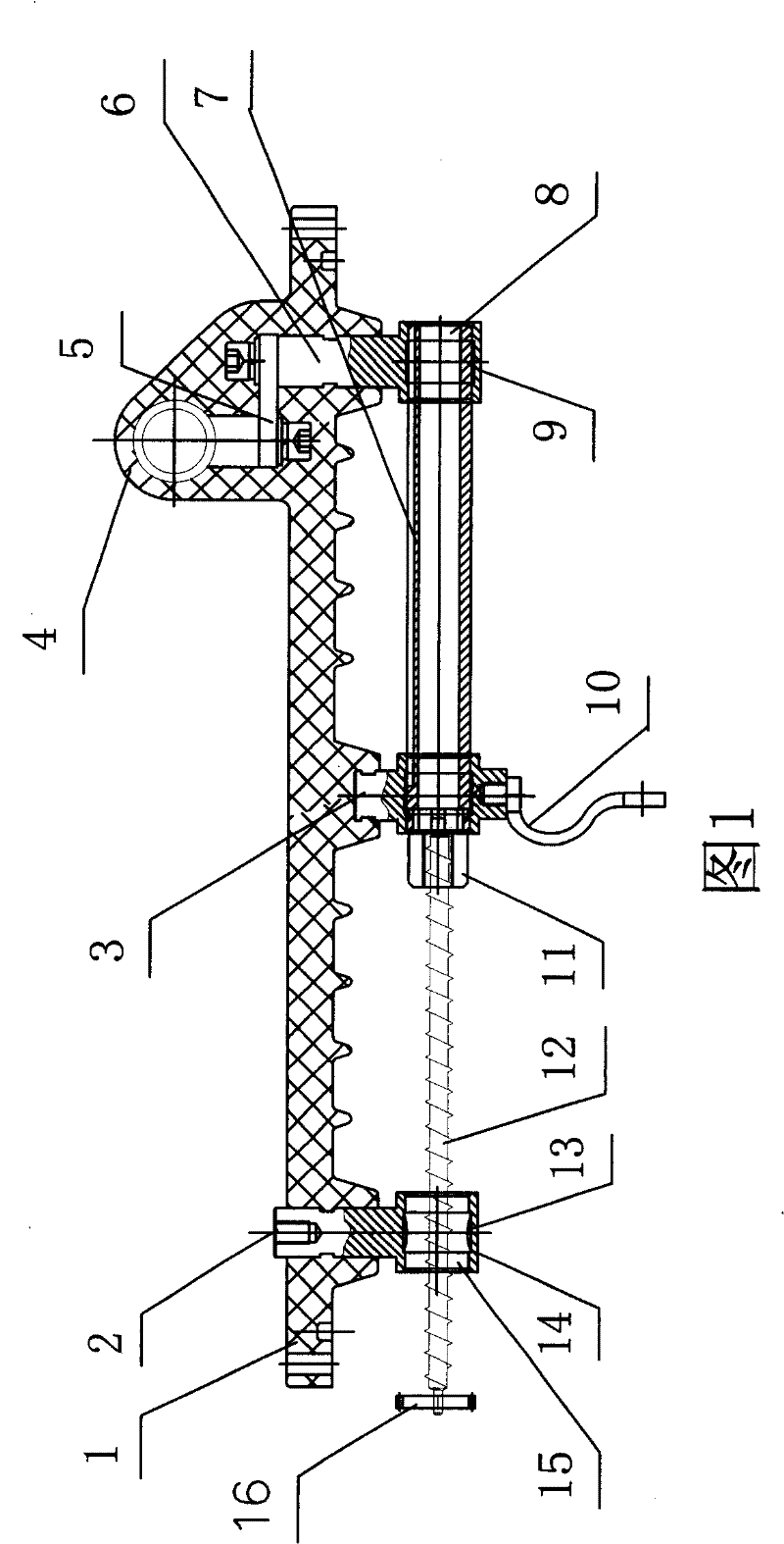 Epoxy-pouring full-insulation solid isolating switch