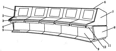 Assembled control console