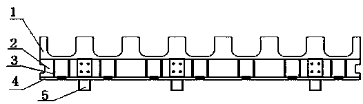 Manufacturing method of roller table frame blank in continuous rolling production line