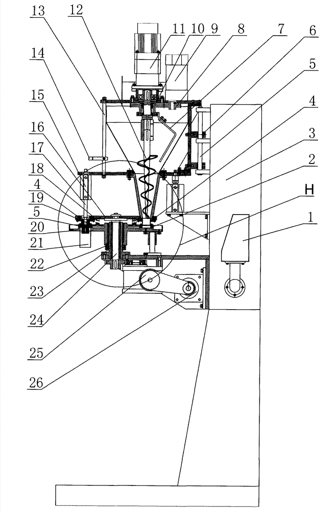 Volume quantitative filling machine