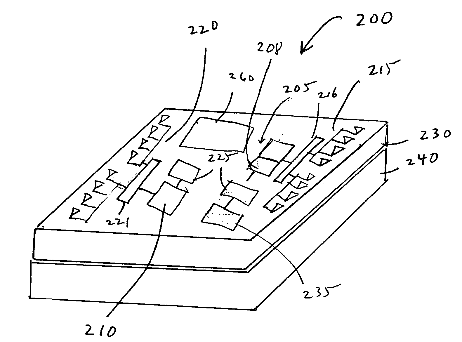 Single chip radio with integrated antenna