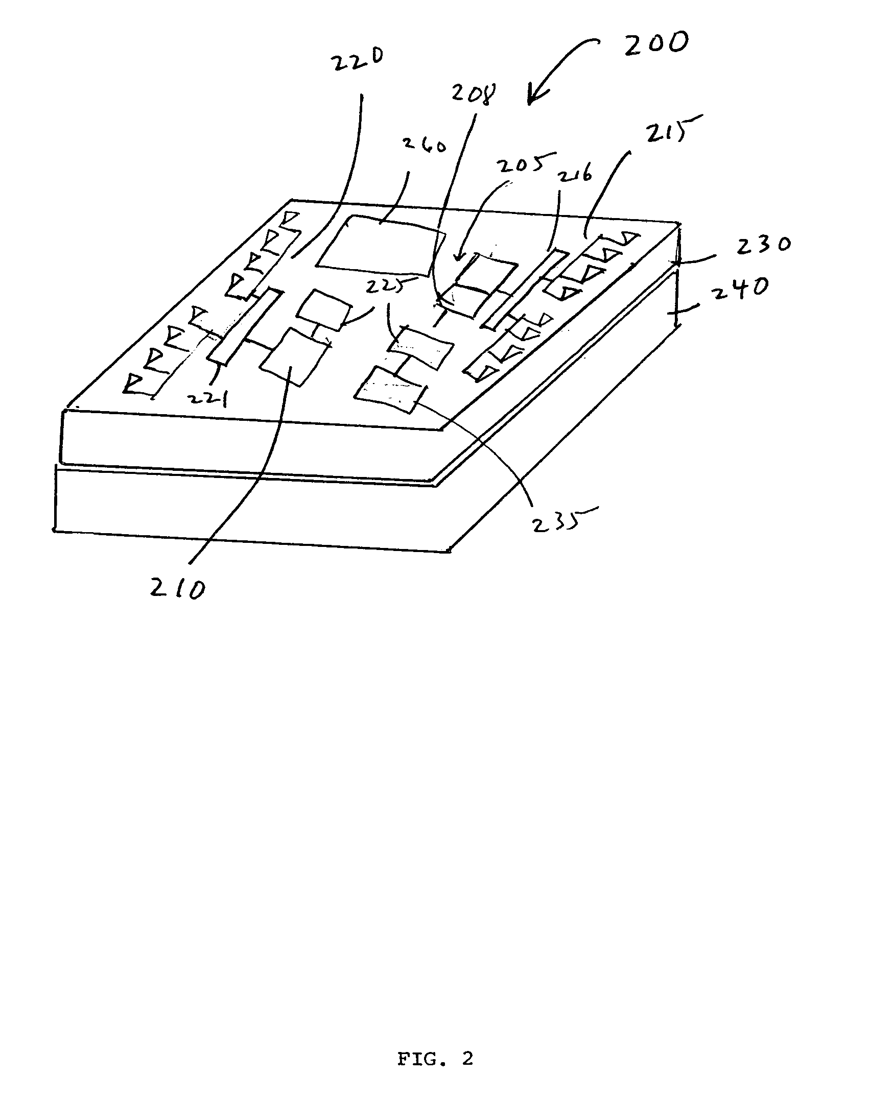 Single chip radio with integrated antenna