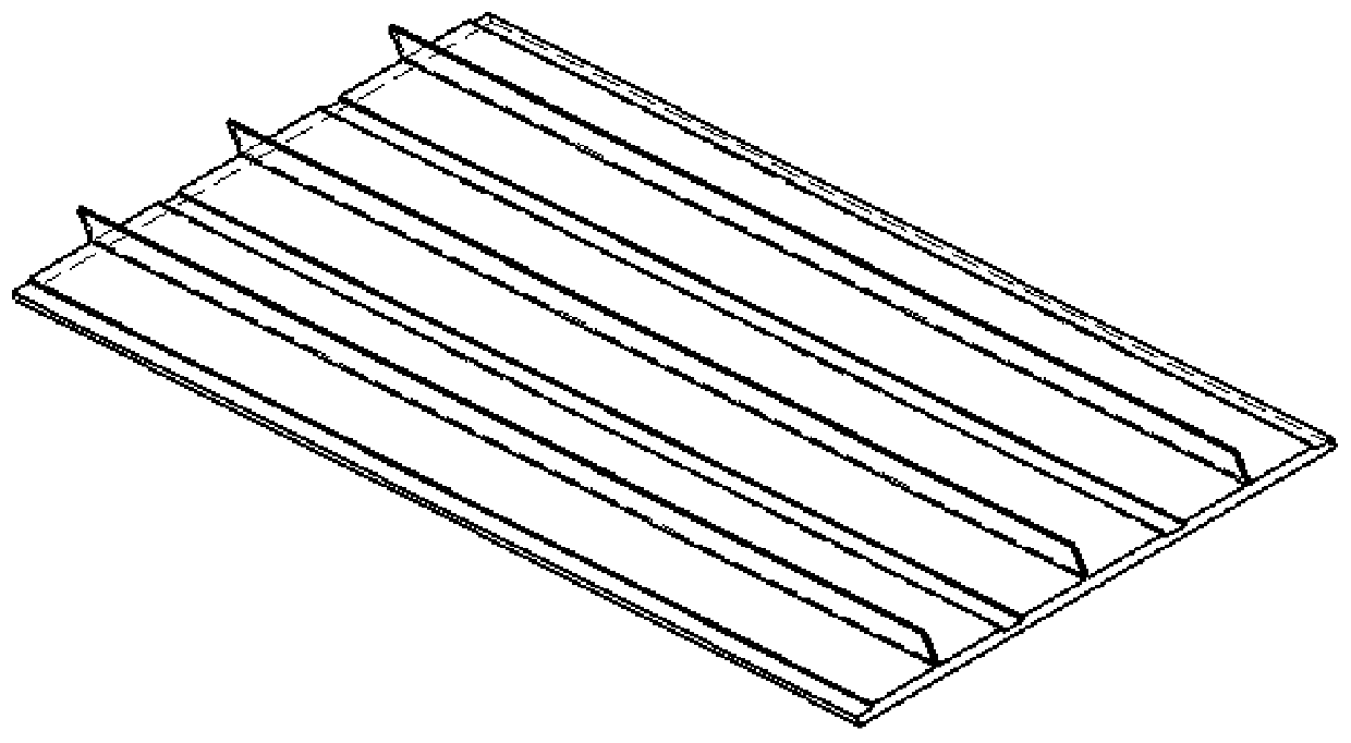 Encapsulation method of composite reinforced wall plate axial compression test piece