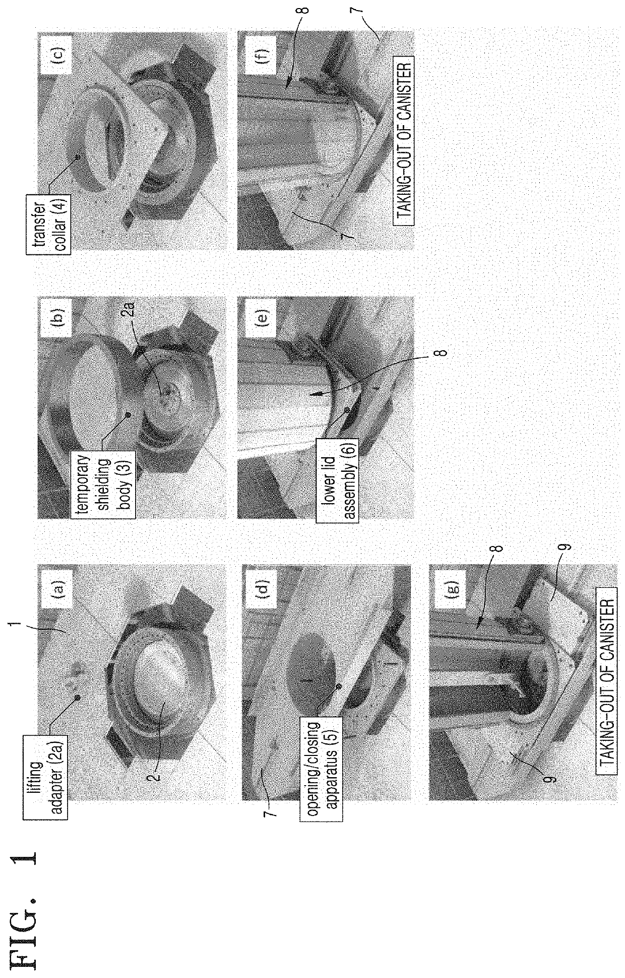 Transfer cask for spent nuclear fuel