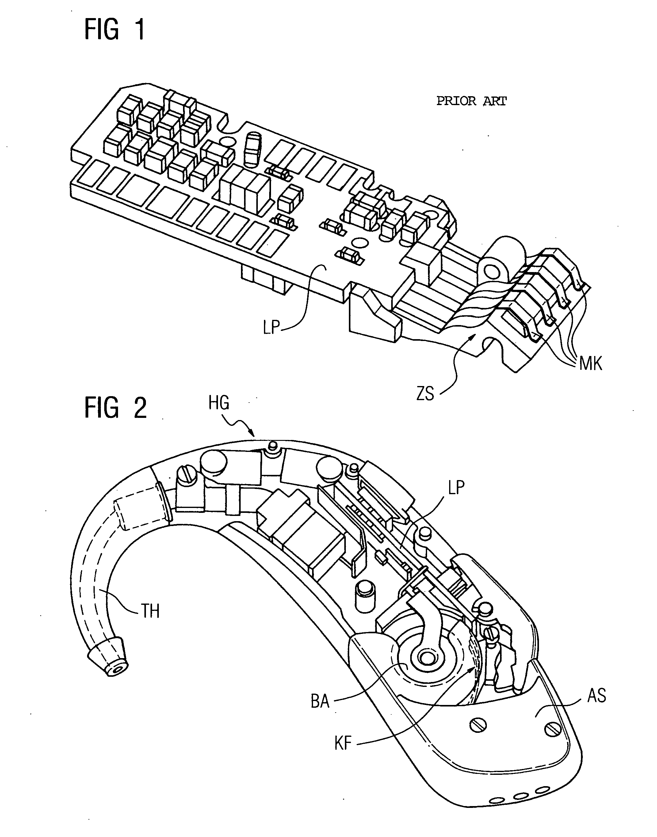 Audio shoe contact for a hearing device