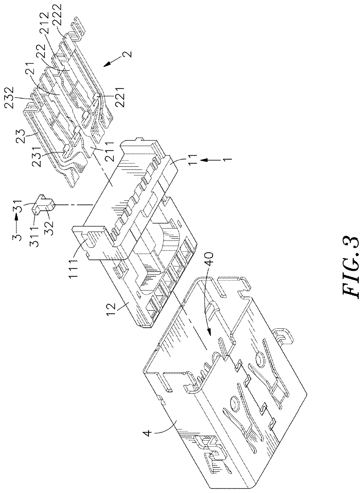 Electrical connector grounding structure