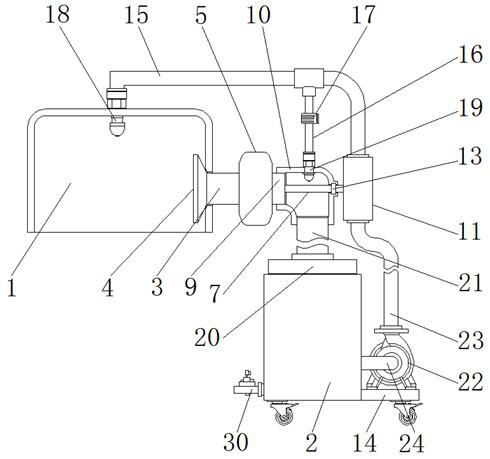 An energy-saving and environment-friendly dust removal device for ceramic tile cutting