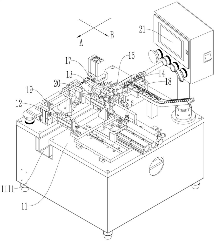 Network cable and plug assembling machine