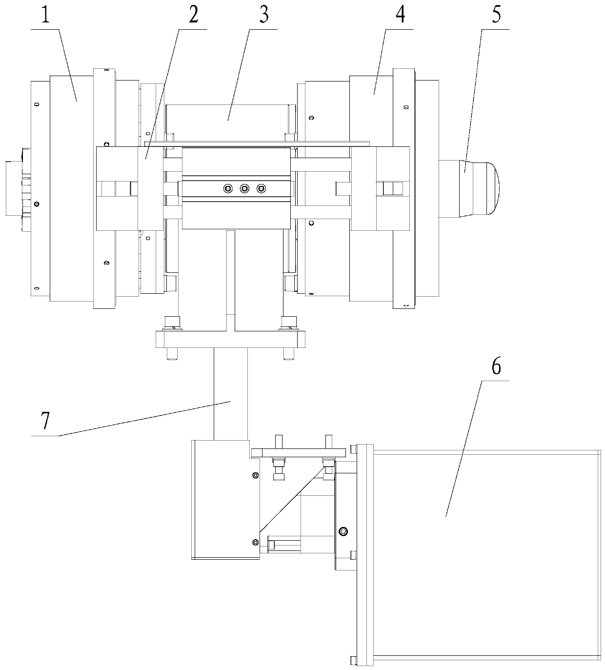 A fixing device for ammunition grain forming process