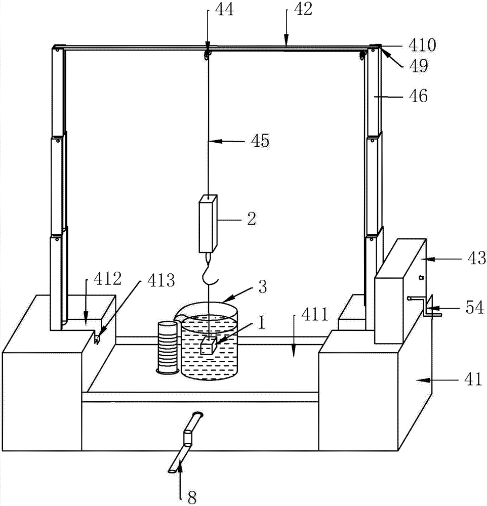 Physics teaching buoyancy testing equipment