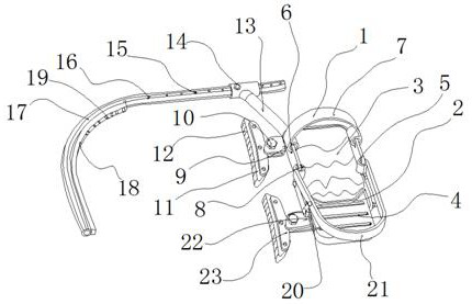 A portable climbing tool with automatic clamping function for electric power engineering