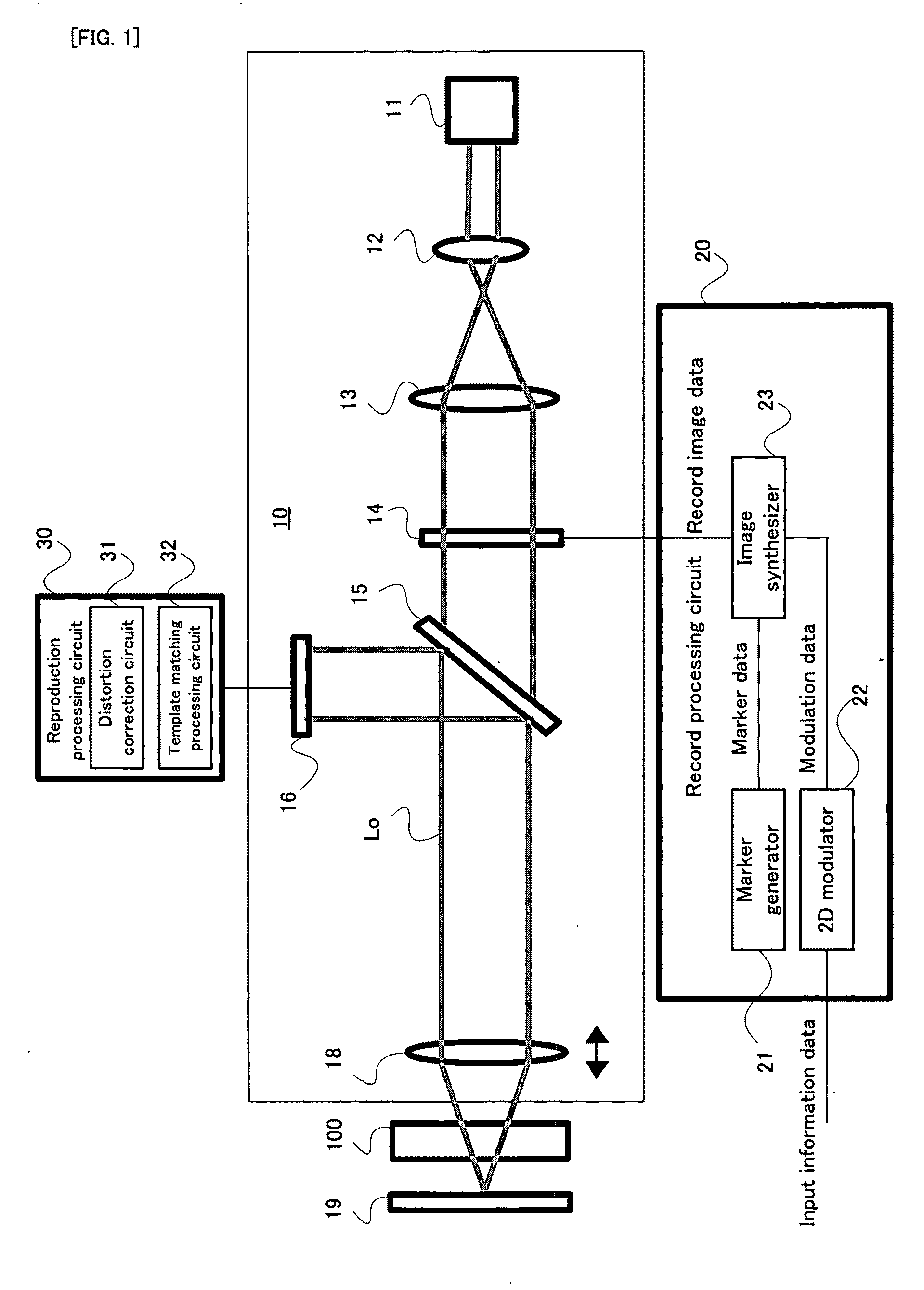 Marker selection method, selection device, marker, hologram recording device and method, hologram reproducing device and method, and computer program