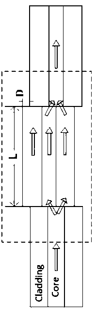 Cavity ring-down dual-channel smoke temperature fire detection device based on time-delay frequency division technology