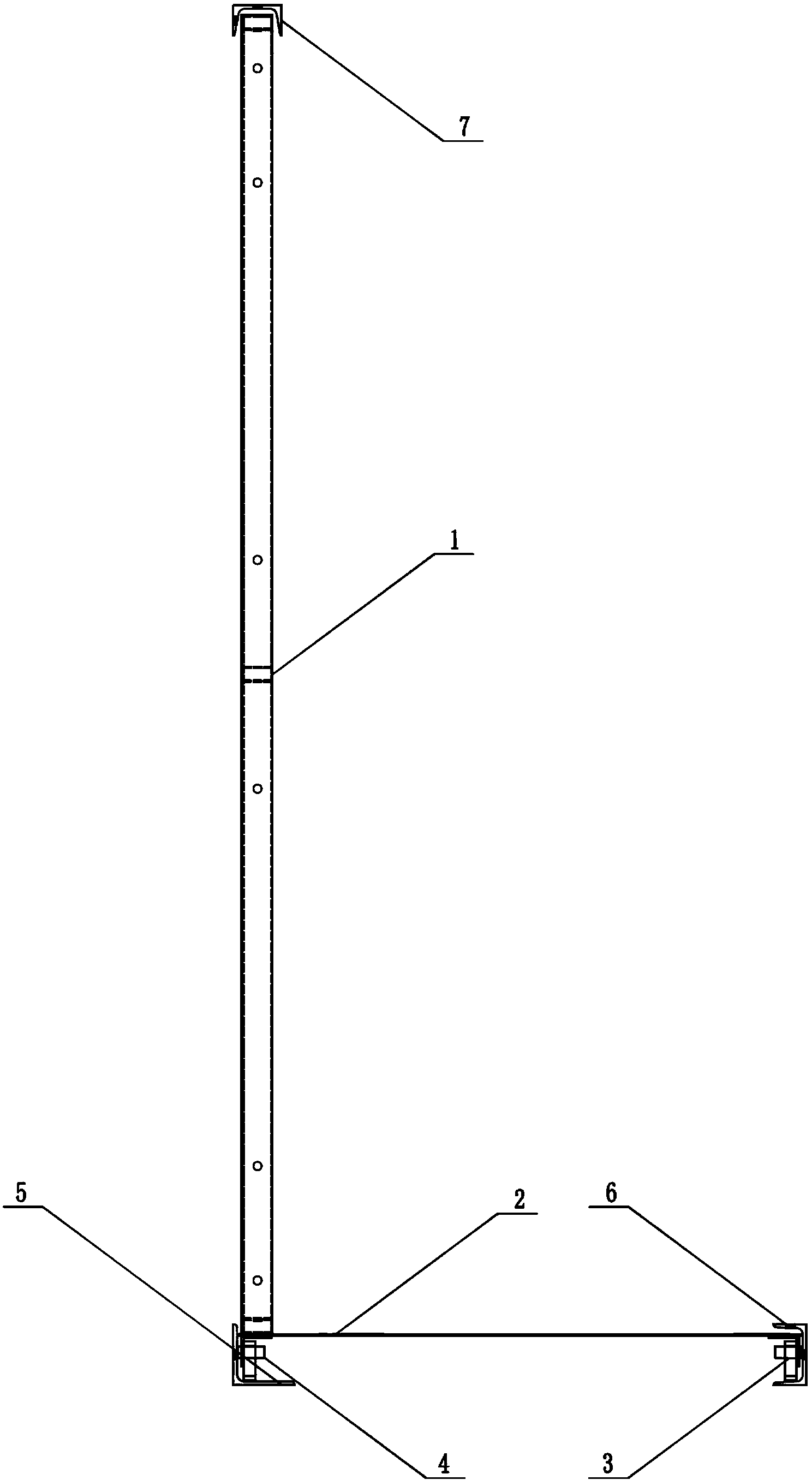 Device and method for adjusting size of top die system hanging rack