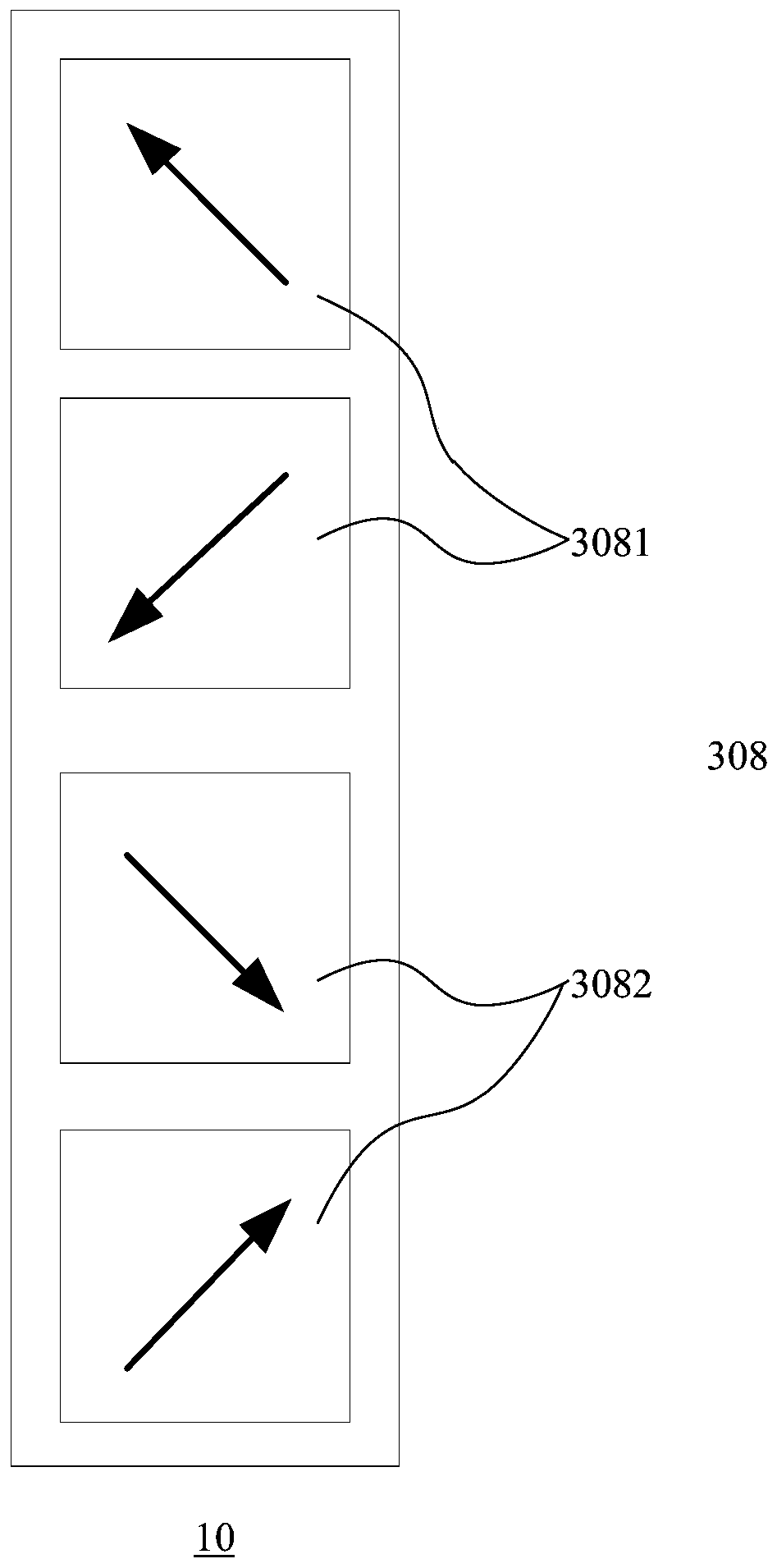 Liquid crystal display panel aligning method, liquid crystal display panel and display device