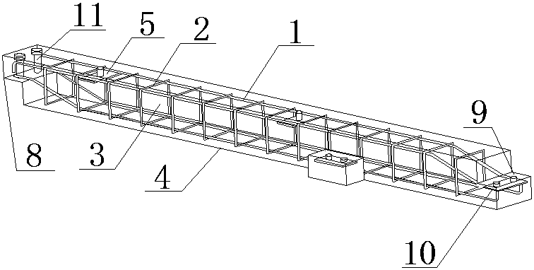 A prefabricated strip foundation and its construction technology