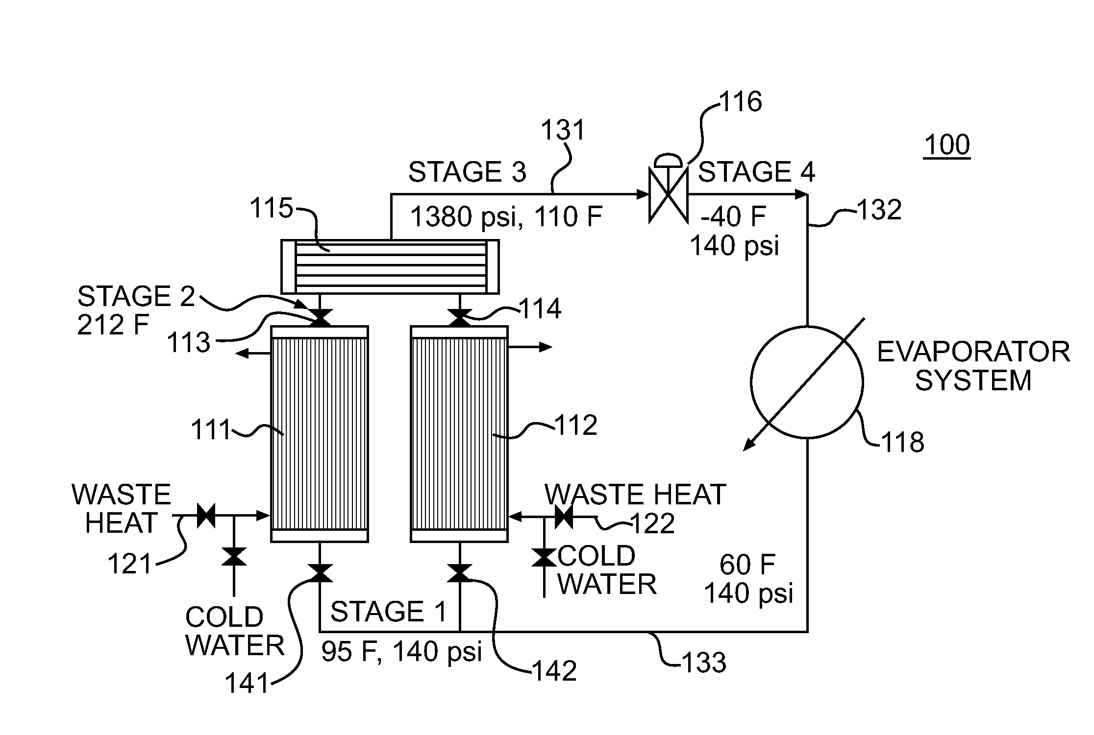 System using unutilized heat for cooling and/or power generation