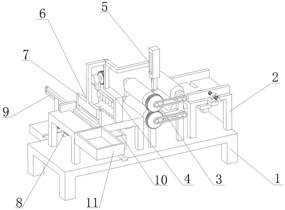 An automatic production line for comprehensive utilization of button scraps