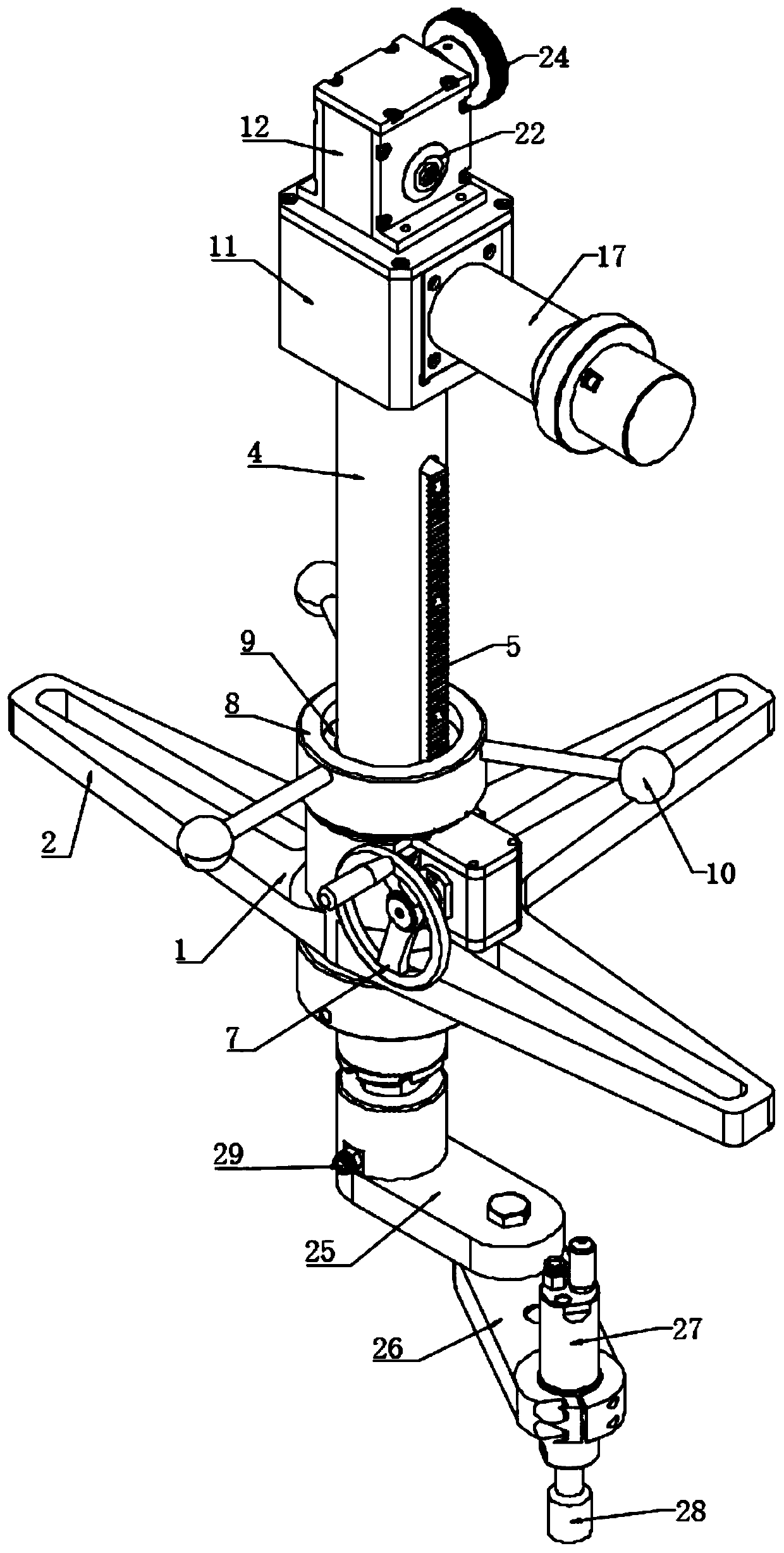 Portable high-speed grinding device