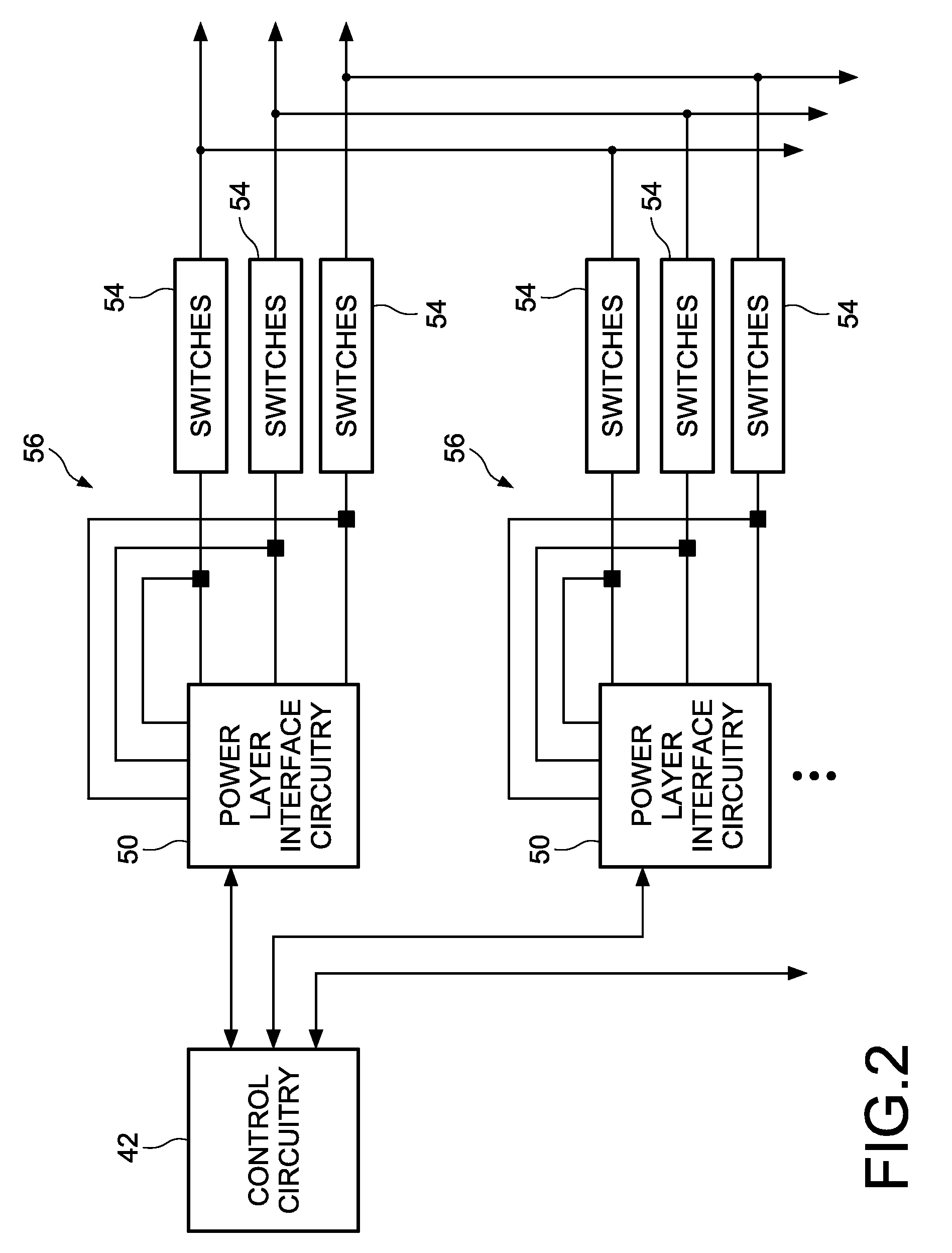 Heat sink cooling arrangement for multiple power electronic circuits