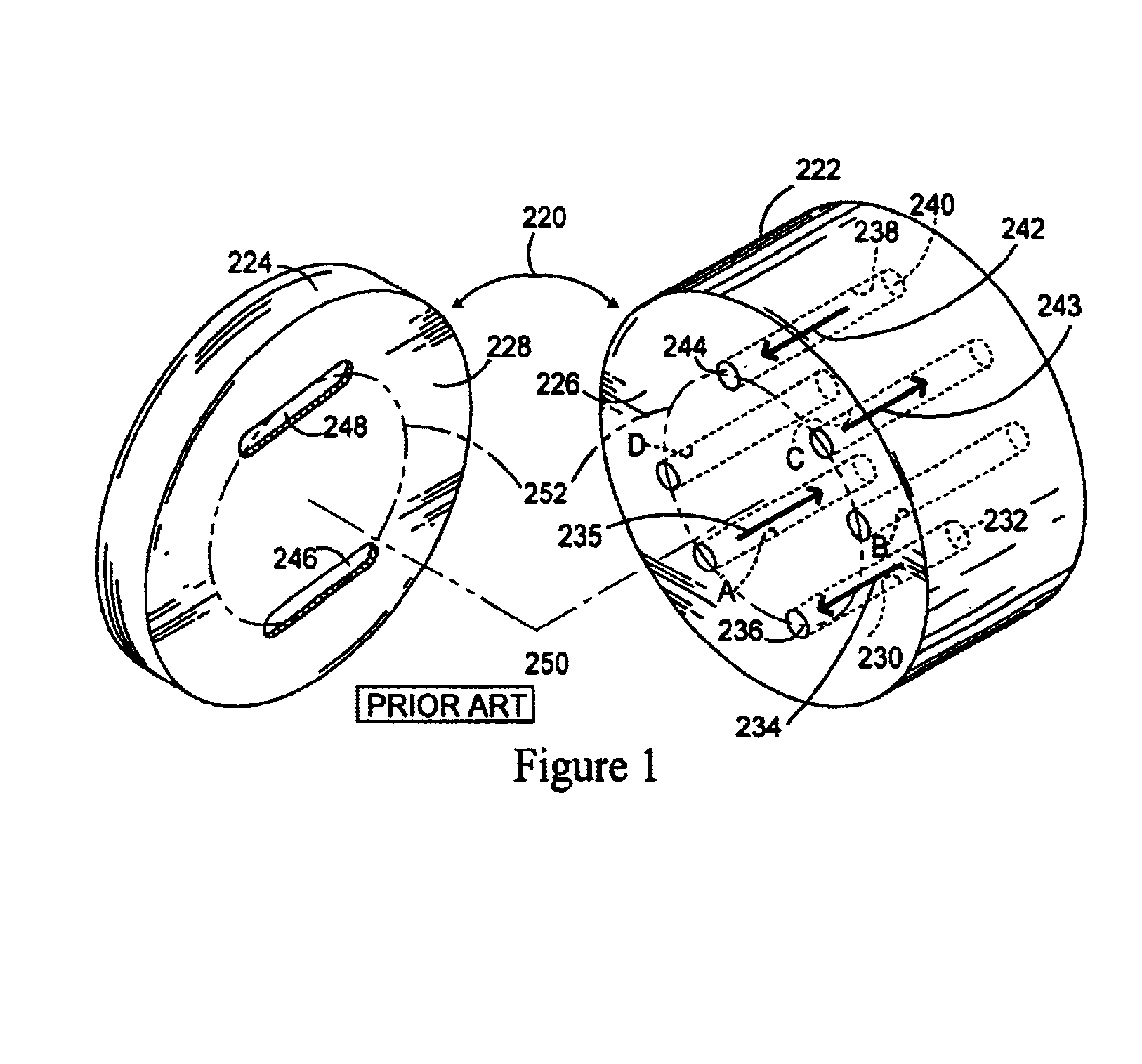 Dual random access, three-way rotary valve apparatus